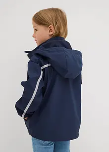 Veste de pluie thermique à capuche amovible et détails réfléchissants, bonprix Veste de pluie thermique à capuche amovible et détails réfléchissants, bonprix