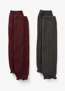 Lot de 2 paires de guêtres, bonprix Lot de 2 paires de guêtres, bonprix