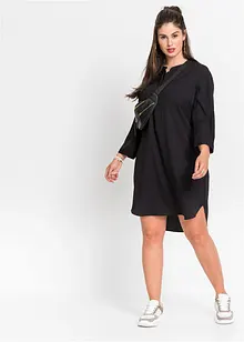 Blusenkleid mit kurzer Knopfleiste, bonprix Blusenkleid mit kurzer Knopfleiste, bonprix