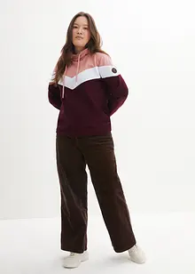 Kapuzensweatshirt mit großem Kragen, bonprix Kapuzensweatshirt mit großem Kragen, bonprix