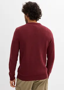 Pull en fine maille, coton recyclé majoritaire, bonprix Pull en fine maille, coton recyclé majoritaire, bonprix