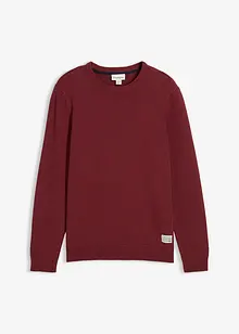 Pull en fine maille, coton recyclé majoritaire, bonprix Pull en fine maille, coton recyclé majoritaire, bonprix