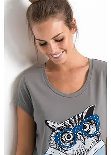 Chemise de nuit courte 100% coton, bonprix Chemise de nuit courte 100% coton, bonprix