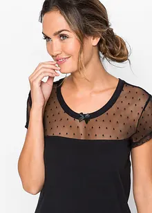 Chemise de nuit courte en coton, bonprix Chemise de nuit courte en coton, bonprix