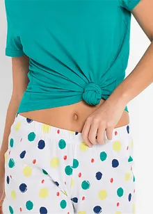 Pyjama corsaire 100% coton, bonprix Pyjama corsaire 100% coton, bonprix