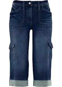 Jean 3/4 cargo stretch, taille normale, bonprix Jean 3/4 cargo stretch, taille normale, bonprix