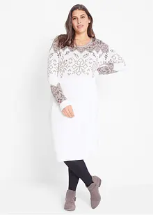 Robe en maille à motif norvégien, bonprix Robe en maille à motif norvégien, bonprix