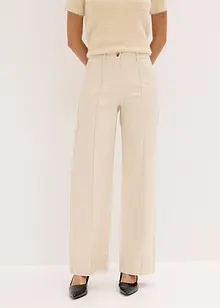 Pantalon en twill avec passepoil et poches raglan, bonprix Pantalon en twill avec passepoil et poches raglan, bonprix
