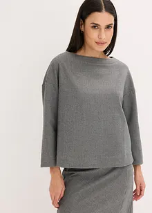 Tunika mit Fischgratmuster aus fester Ware, bonprix Tunika mit Fischgratmuster aus fester Ware, bonprix