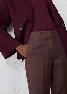 Pantalon étroit en laine mélangée, bonprix Pantalon étroit en laine mélangée, bonprix