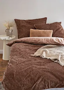 Parure de lit Cashmere Touch aspect velours côtelé, bonprix Parure de lit Cashmere Touch aspect velours côtelé, bonprix