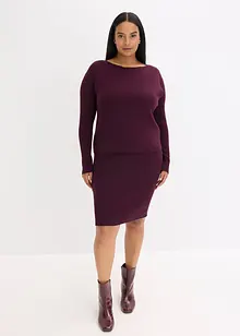 Robe en maille et pull sans manches (ens. 2 pces), bonprix Robe en maille et pull sans manches (ens. 2 pces), bonprix