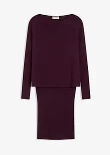 Robe en maille et pull sans manches (ens. 2 pces), bonprix Robe en maille et pull sans manches (ens. 2 pces), bonprix