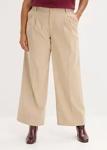 Pantalon large à pinces, bonprix Pantalon large à pinces, bonprix