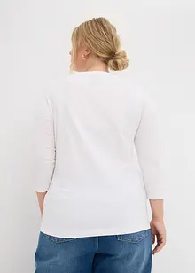 3/4-Armshirt mit reiner Bio-Baumwolle, bonprix 3/4-Armshirt mit reiner Bio-Baumwolle, bonprix