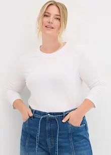 3/4-Armshirt mit reiner Bio-Baumwolle, bonprix 3/4-Armshirt mit reiner Bio-Baumwolle, bonprix