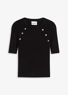 Pull en fine maille de viscose mélangée, bonprix Pull en fine maille de viscose mélangée, bonprix