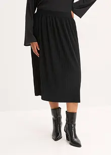 Jupe fluide en jersey de viscose mélangée, bonprix Jupe fluide en jersey de viscose mélangée, bonprix
