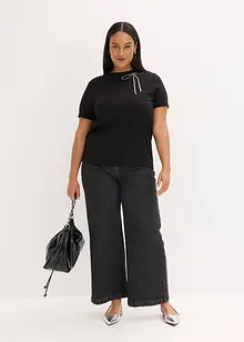 T-shirt avec application en strass, bonprix T-shirt avec application en strass, bonprix