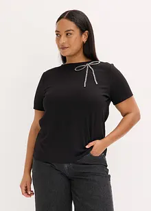 T-shirt avec application en strass, bonprix T-shirt avec application en strass, bonprix