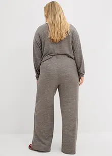 Pantalon palazzo aspect maille, bonprix Pantalon palazzo aspect maille, bonprix