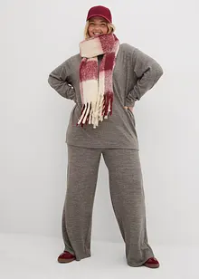 Pantalon palazzo aspect maille, bonprix Pantalon palazzo aspect maille, bonprix