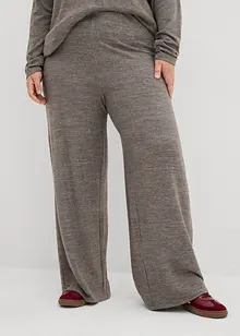 Pantalon palazzo aspect maille, bonprix Pantalon palazzo aspect maille, bonprix