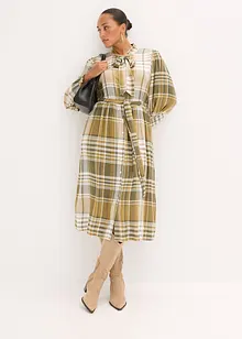 Robe midi avec col lavallière, bonprix Robe midi avec col lavallière, bonprix