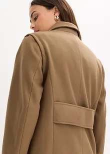 Flauschmantel mit abnehmbaren Ärmeln, bonprix Flauschmantel mit abnehmbaren Ärmeln, bonprix