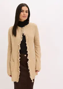 Manteau court en maille avec sequins et fil brillant, bonprix Manteau court en maille avec sequins et fil brillant, bonprix