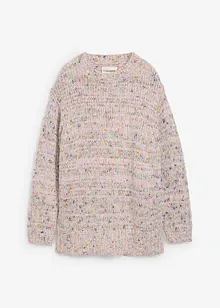 Pull oversize en maille chinée et texturée, bonprix Pull oversize en maille chinée et texturée, bonprix