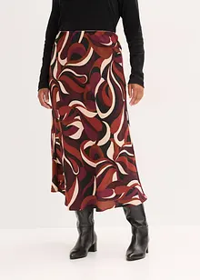 Jupe midi en satin fluide, bonprix Jupe midi en satin fluide, bonprix