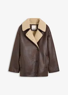 Jacke aus Lammfellimitat, bonprix Jacke aus Lammfellimitat, bonprix