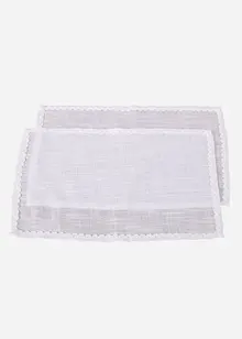Tischset mit dekorativer Biese (2er Pack), bonprix Tischset mit dekorativer Biese (2er Pack), bonprix