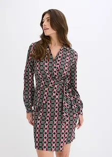 Wickelkleid aus strukturiertem Jersey, bonprix Wickelkleid aus strukturiertem Jersey, bonprix