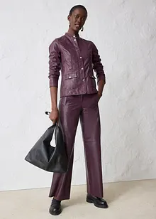 Veste en cuir nappa d’agneau, bonprix Veste en cuir nappa d’agneau, bonprix