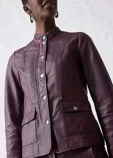 Veste en cuir nappa d’agneau, bonprix Veste en cuir nappa d’agneau, bonprix