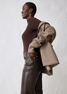 Pantalon en cuir nappa d’agneau, bonprix Pantalon en cuir nappa d’agneau, bonprix