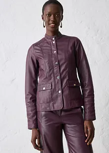 Veste en cuir nappa d’agneau, bonprix Veste en cuir nappa d’agneau, bonprix