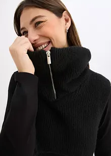 Col plastron amovible en maille, bonprix Col plastron amovible en maille, bonprix