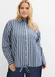 Oversize-Bluse aus reiner Baumwolle, bonprix Oversize-Bluse aus reiner Baumwolle, bonprix