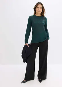 Langarmshirt mit Rosendruck, bonprix Langarmshirt mit Rosendruck, bonprix