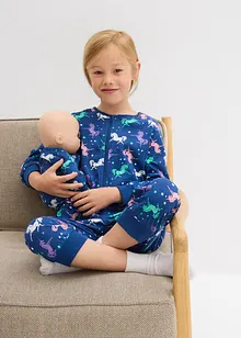 Combipyjama 100% coton avec combinaison poupée (ens. 2 pces), bonprix Combipyjama 100% coton avec combinaison poupée (ens. 2 pces), bonprix