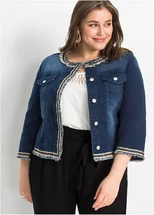 Jeansjacke mit Fransen, bonprix Jeansjacke mit Fransen, bonprix
