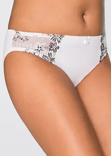 Lot de 2 slips avec broderie, bonprix Lot de 2 slips avec broderie, bonprix