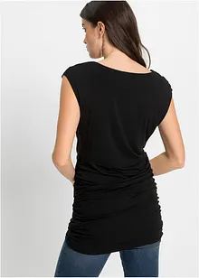 T-shirt long avec fronces, bonprix T-shirt long avec fronces, bonprix