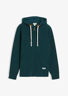 Fleecejacke mit Kapuze und aufgesetzten Taschen, bonprix Fleecejacke mit Kapuze und aufgesetzten Taschen, bonprix