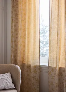 Jacquard Vorhang aus Bio Baumwolle (1er Pack), bonprix Jacquard Vorhang aus Bio Baumwolle (1er Pack), bonprix