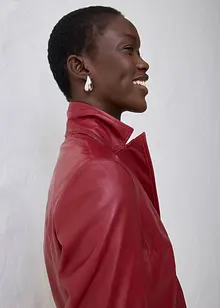 Kurzblazer aus Lammnappa, bonprix Kurzblazer aus Lammnappa, bonprix