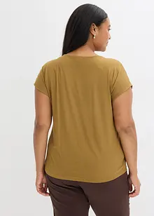 T-shirt bi-matière, bonprix T-shirt bi-matière, bonprix